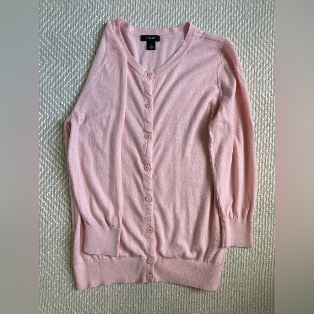 Halogen pink cardigan